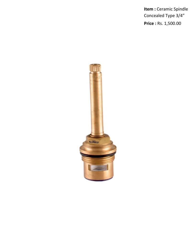 Ceramic Spindle Concealed Type 3/4”