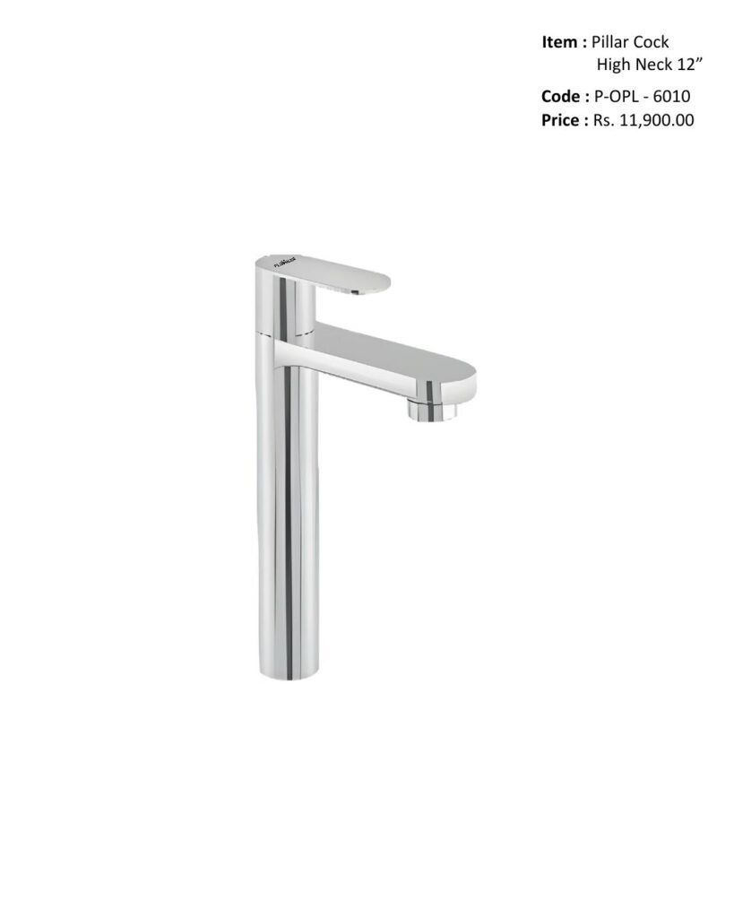 Pillar Cock High Neck 12”