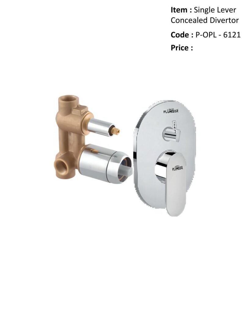 Single Lever Concealed Divertor