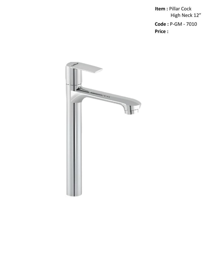 Pillar Cock  High Neck 12”